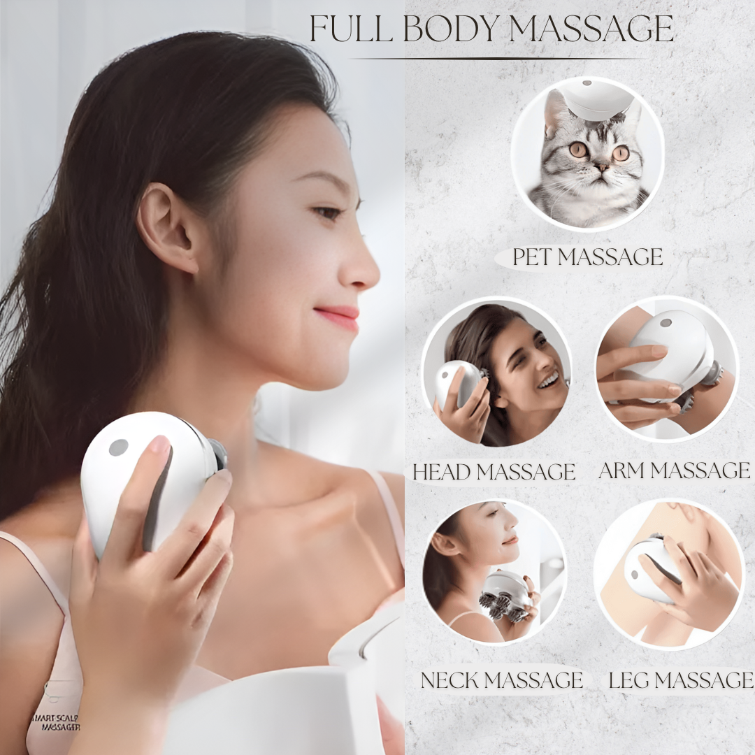 SmartScalp™ - Hair Nourishment and Body Relaxation Massager